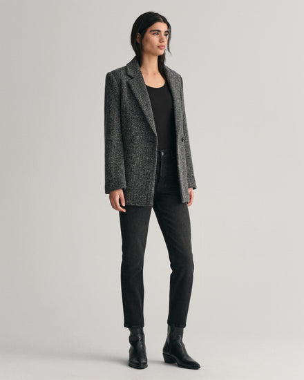 Spodnie jeansowe damskie slim fit czarne