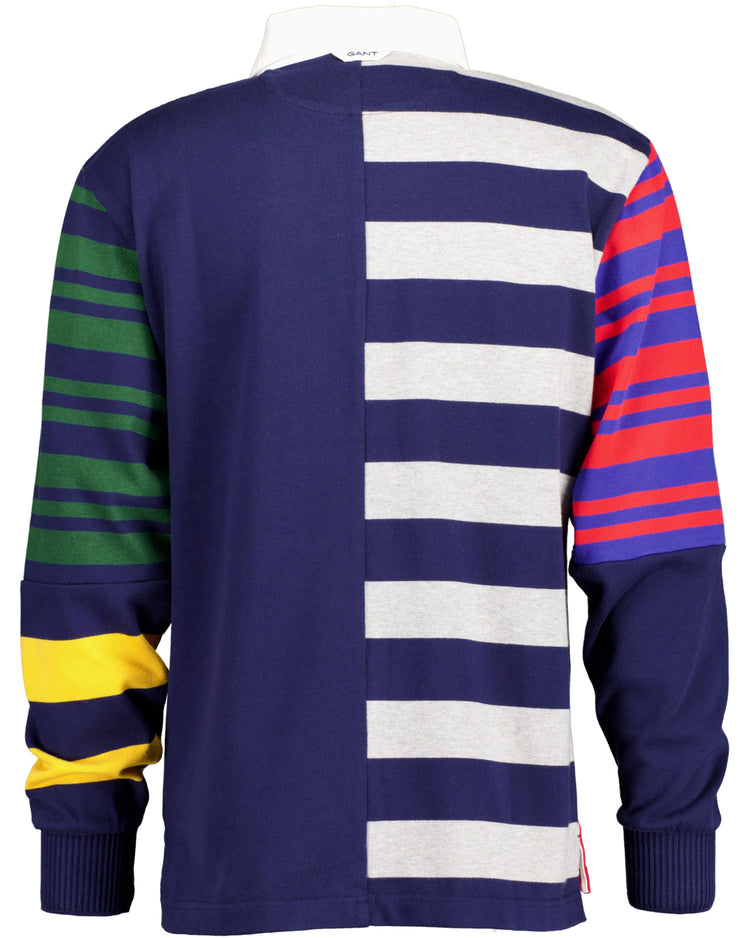 Męska koszulka rugby z motywem World Crest Mixed