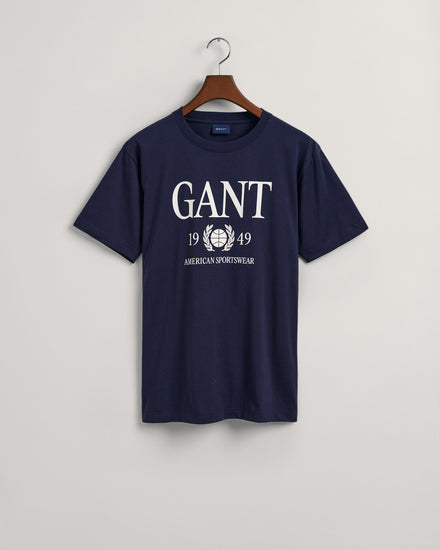 T-shirt z motywem Retro Crest