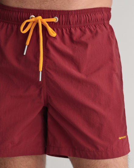 Szorty kąpielowe męskie regular fit bordowe