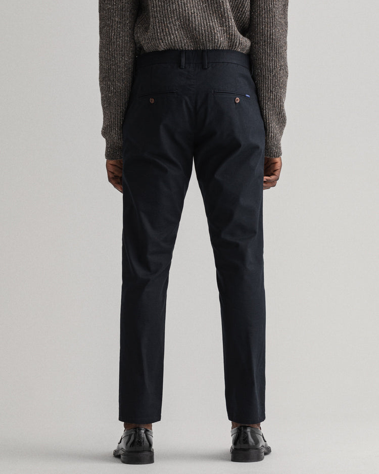 Spodnie męskie slim fit czarne