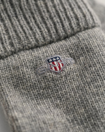 Rękawiczki męskie szare