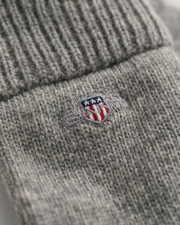 Rękawiczki męskie szare