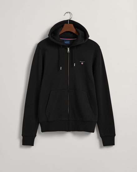 Bluza męska z kapturem regular fit czarna