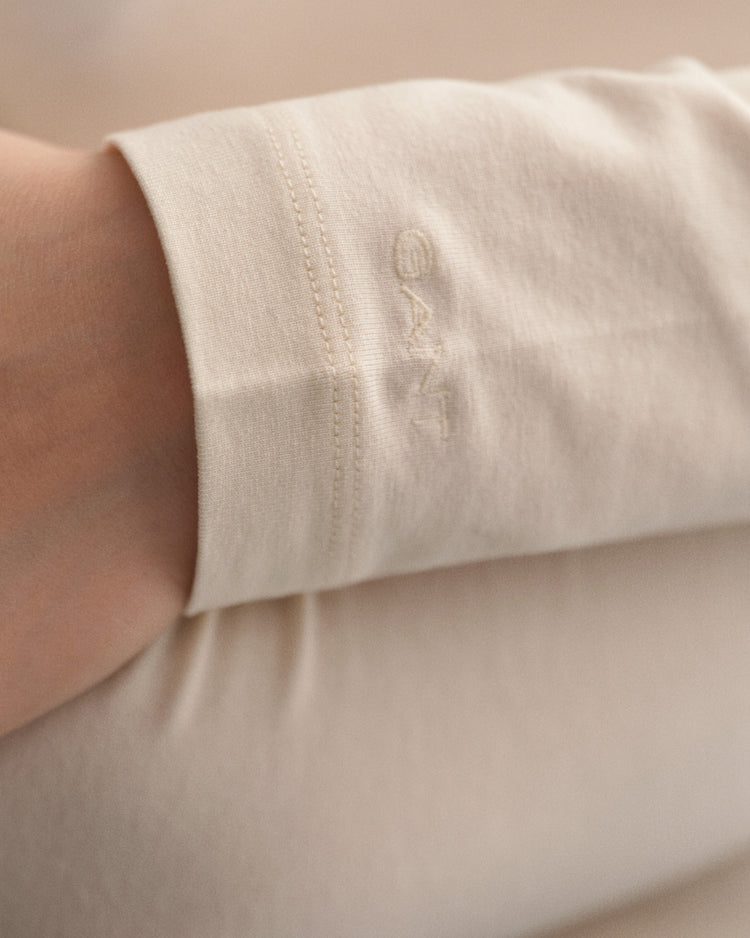 Top z długim rękawem i golfem