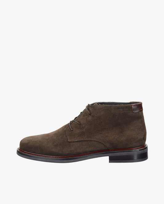 Buty zimowe męskie brązowe