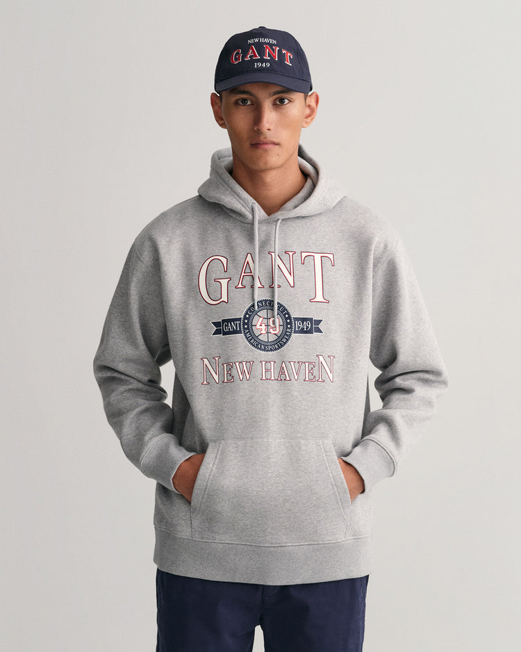 Czapka z daszkiem unisex z nadrukiem granatowa