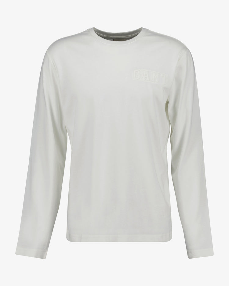 Bawełniana koszulka męska okrągły kołnierzyk regular fit biała