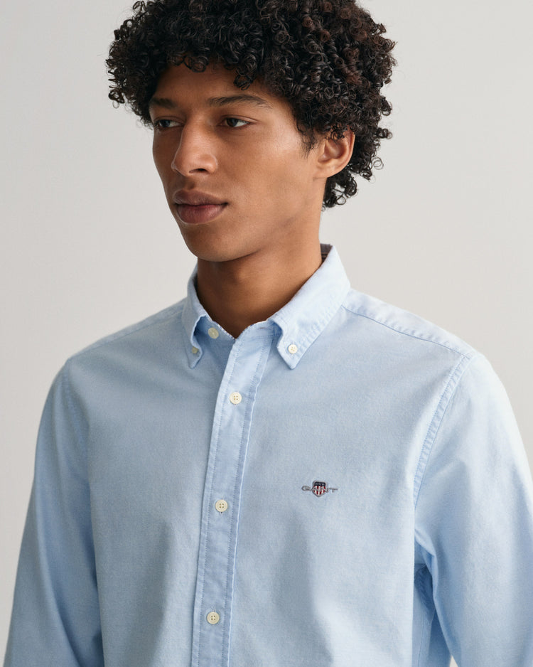 Koszula z elastycznej bawełny oxford slim fit