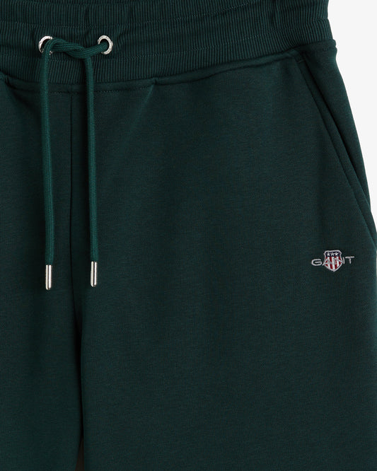 Spodnie dresowe męskie regular fit zielone