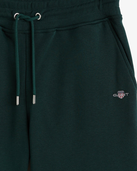 Spodnie dresowe męskie regular fit zielone