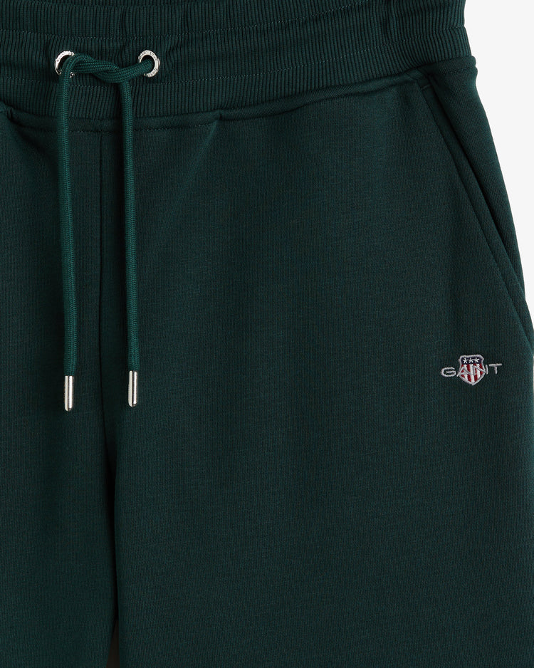 Spodnie dresowe męskie regular fit zielone