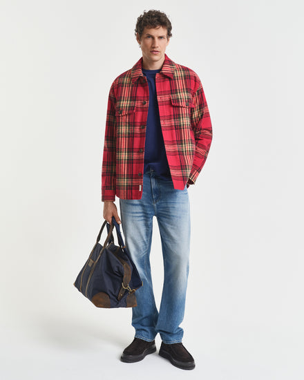 T-shirt męski okrągły dekolt regular fit niebieski