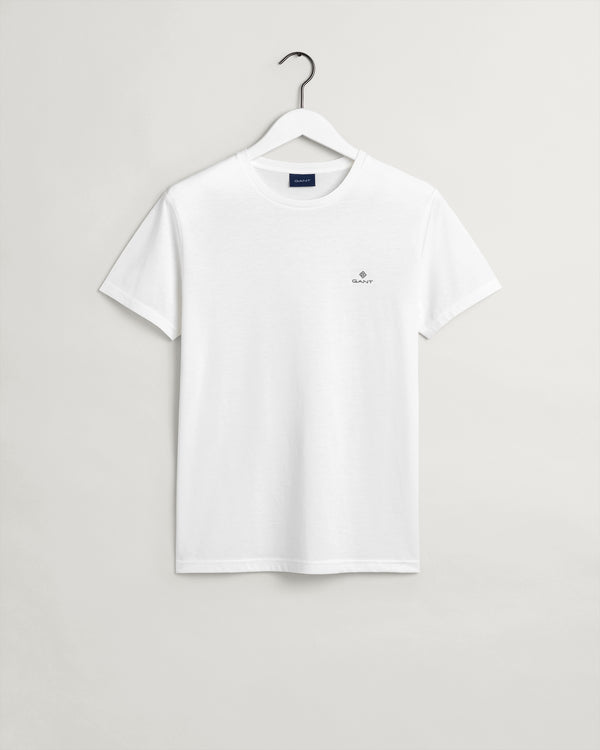 Bawełniany t-shirt męski z nadrukiem z okrągłym kołnierzykiem z krótkim rękawem slim fit