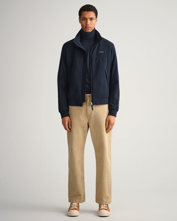 Kurtka męska z zamkiem regular fit granatowa