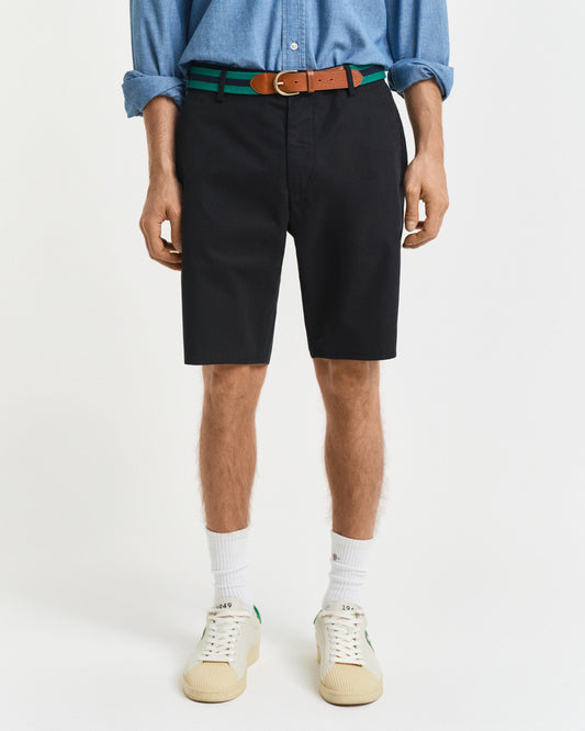 Szorty męskie relaxed fit czarne