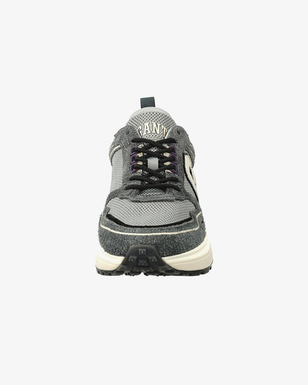 Buty sportowe męskie z nadrukiem szare