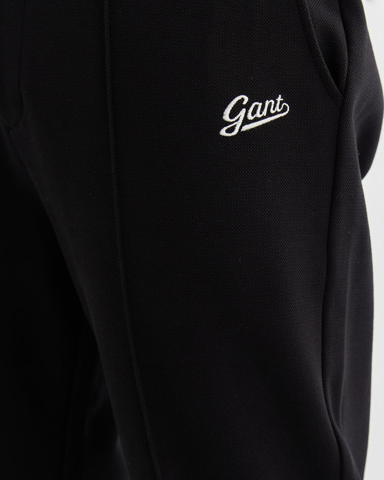 Bawełniane spodnie dresowe męskie regular fit czarne