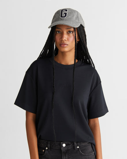 T-shirt z okrągłym dekoltem z logo