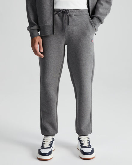 Spodnie dresowe męskie regular fit szare