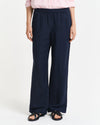 Spodnie damskie relaxed fit granatowe