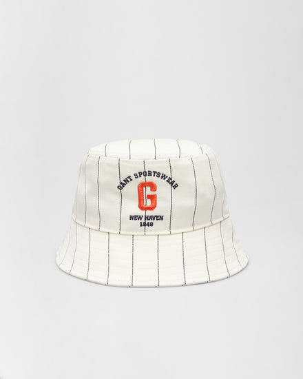 Czapka z daszkiem unisex z nadrukiem kremowa