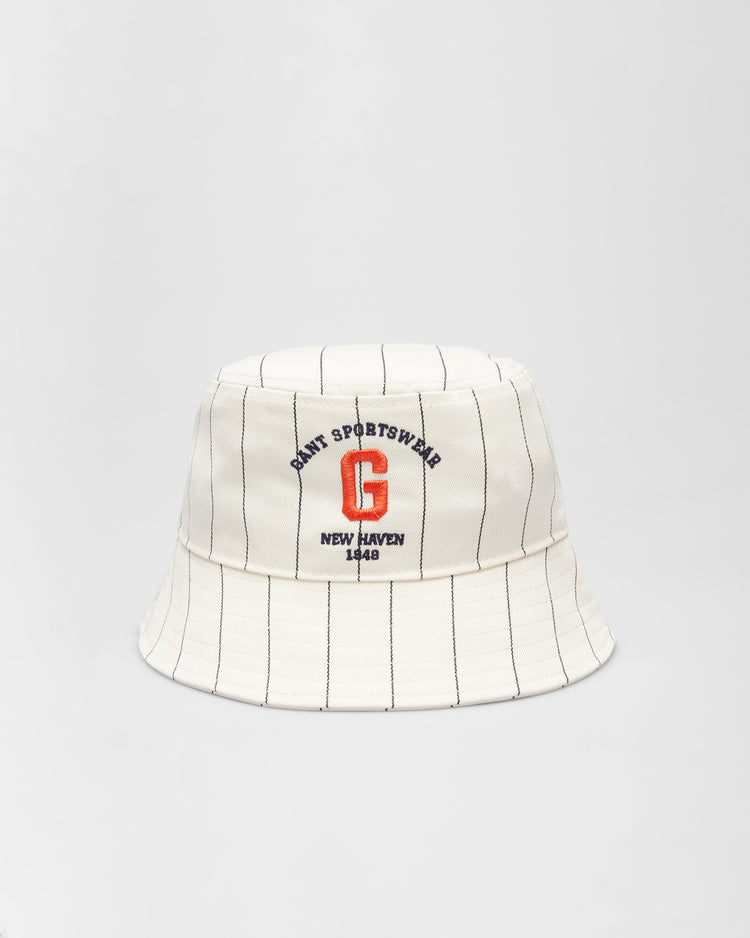 Czapka z daszkiem unisex z nadrukiem kremowa