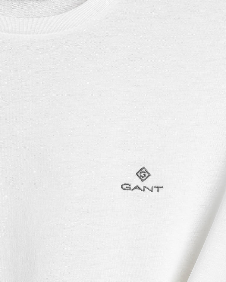 Bawełniany t-shirt męski z nadrukiem z okrągłym kołnierzykiem z krótkim rękawem slim fit