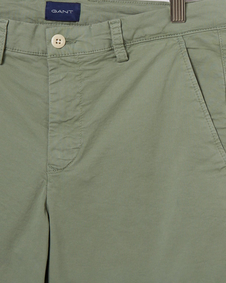 Szorty męskie regular fit zielone