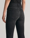 Spodnie jeansowe damskie slim fit czarne
