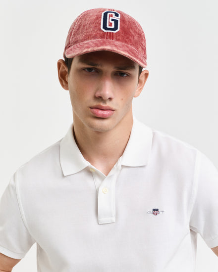 Koszulka polo męska z krótkim rękawem slim fit biała