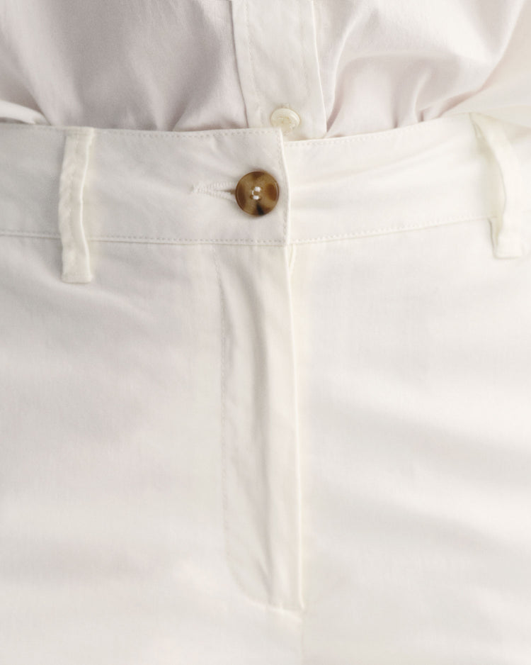 Spodnie damskie slim fit beżowe