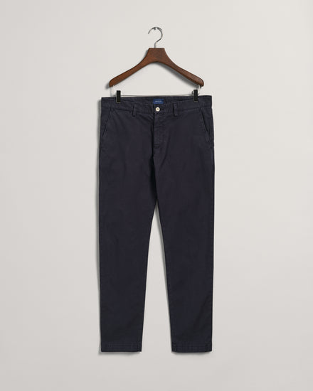 Spodnie męskie slim fit granatowe