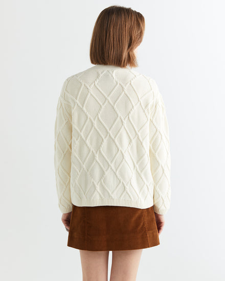 Kardigan z teksturowanej dzianiny