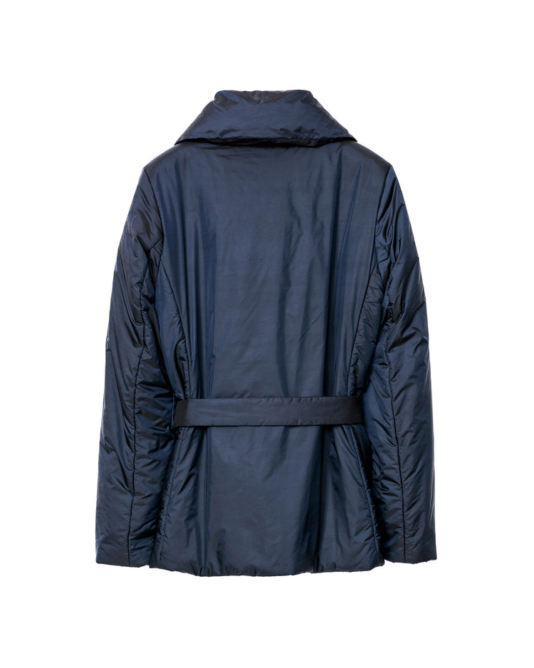 Damska ocieplana kurtka z paskiem