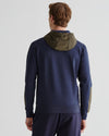 Bluza męska z kapturem granatowa