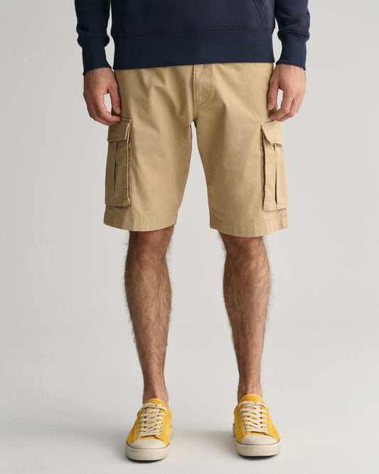 Szorty męskie relaxed fit khaki