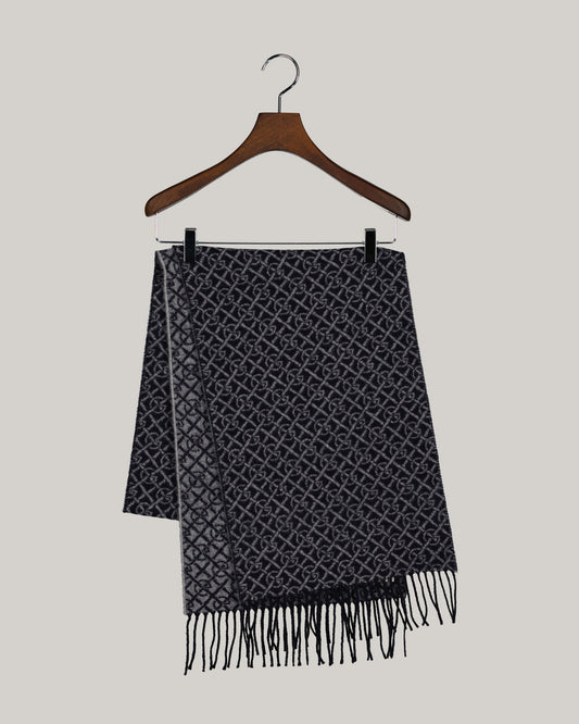 Szaliki unisex granatowe