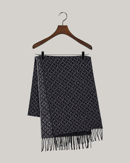 Szaliki unisex granatowe