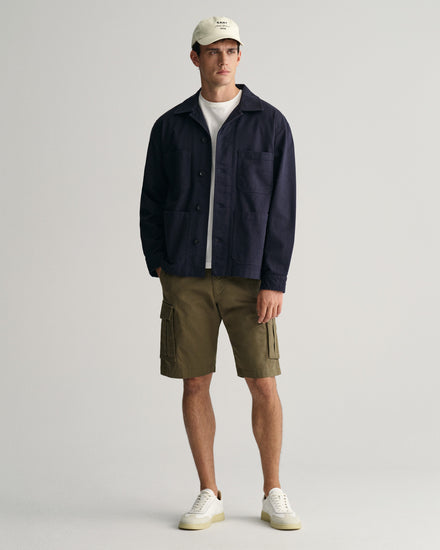 Szorty męskie relaxed fit zielone