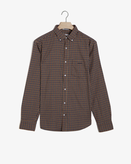 Koszula micro multi twill w kratę regular fit