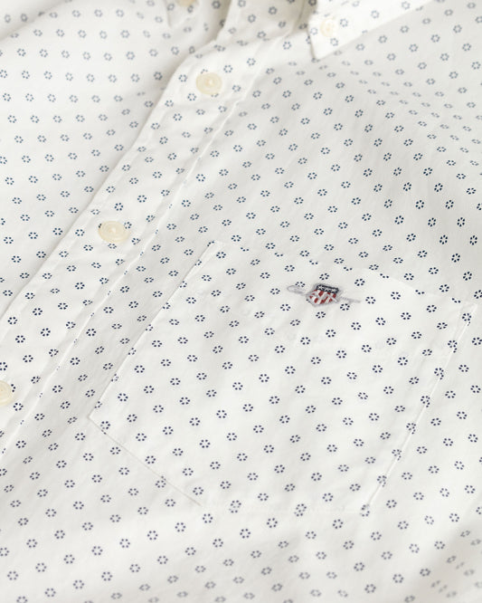 Bawełniana koszula męska z długim rękawem beżowa