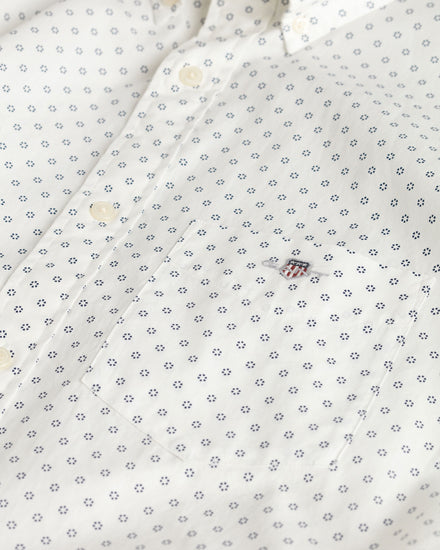 Bawełniana koszula męska z długim rękawem beżowa