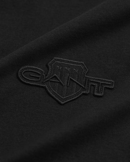 Męski bawełniany t-shirt regular fit z tonalnym logo