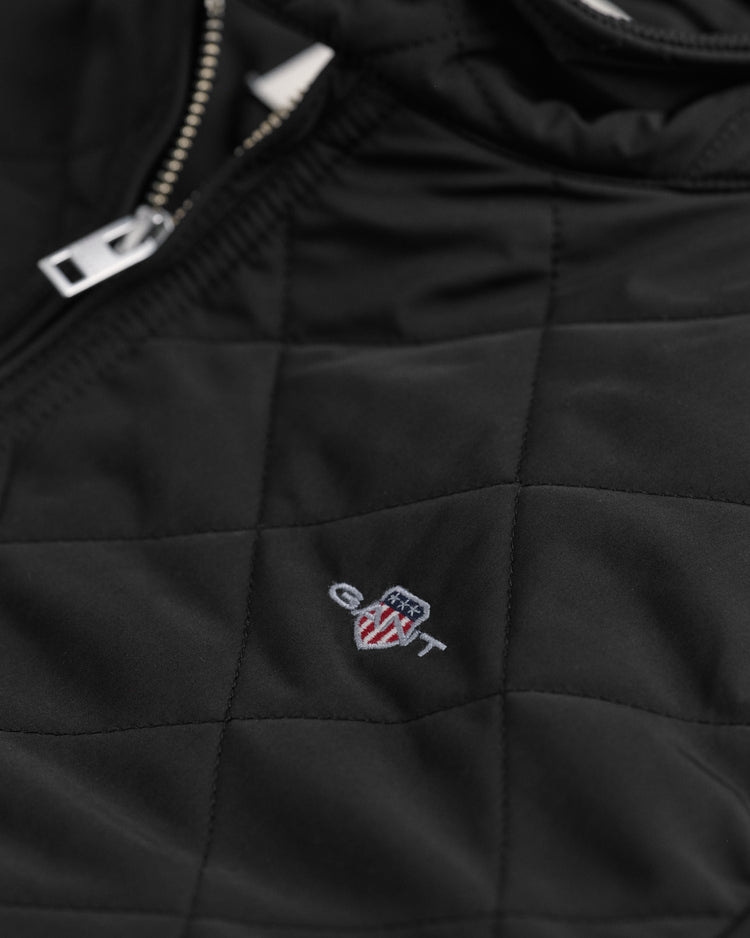 Kurtka przeciwdeszczowa męska regular fit czarna