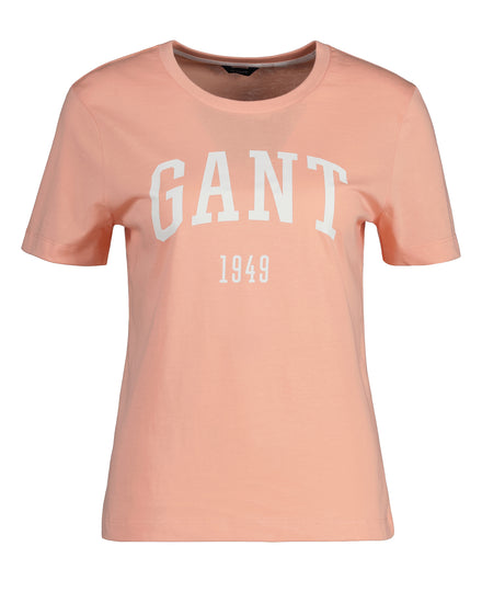 Damski t-shirt z krótkim rękawem i logo