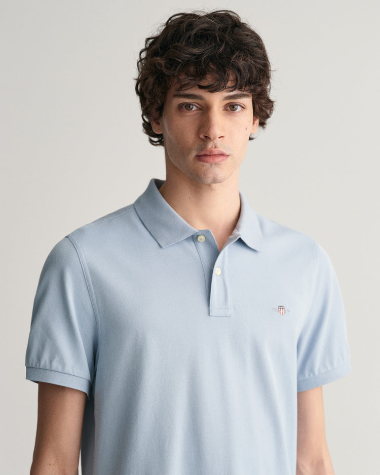 Koszulka polo regular fit z piki