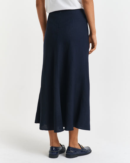 Spódnica damska regular fit granatowa