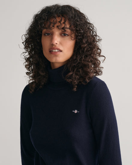 Sweter z golfem extra fine