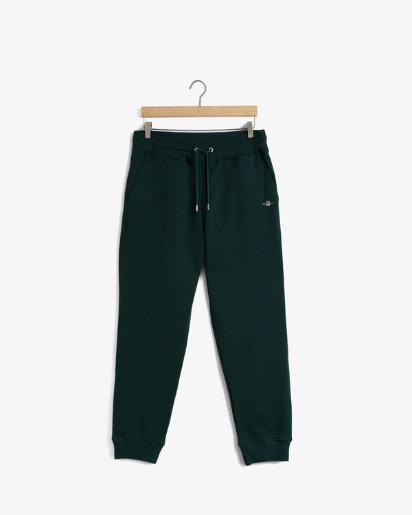 Spodnie dresowe męskie regular fit zielone